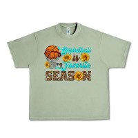 Oil Green basketball is my favorite season Urban Heavy Tee - HRA Design Shop