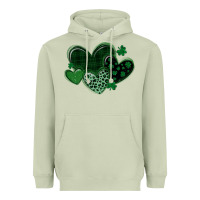 Matcha leopard hearts st patricks day Heavyweight Hoodie - MaliasSmallBusiness