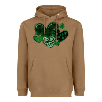 Toasted Coconut leopard hearts st patricks day Heavyweight Hoodie - MaliasSmallBusiness