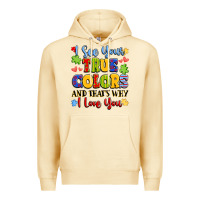 Pina Colada colorful love message Premium Hoodie - LillyAllenDesigns