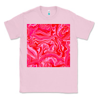Bubblegum Pink valentines day marble seamless pattern Classic Tee - BundleAndBundleShop