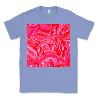 Colony Blue valentines day marble seamless pattern Classic Tee - BundleAndBundleShop