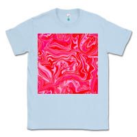 Dusty Blue valentines day marble seamless pattern Classic Tee - BundleAndBundleShop