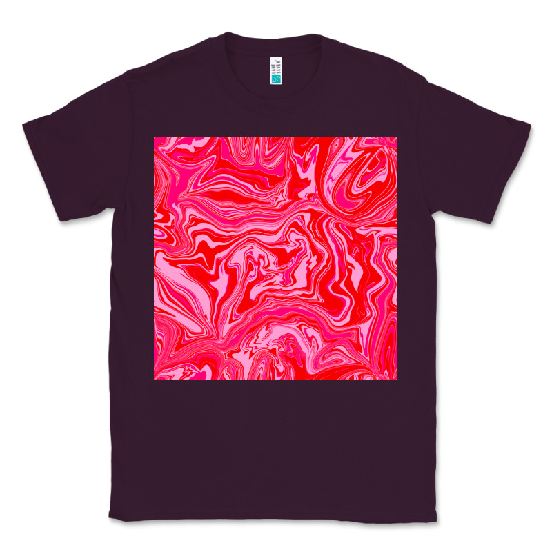 Valentines Day Marble Seamless Pattern Classic Tee by BundleAndBundleShop | Teevron
