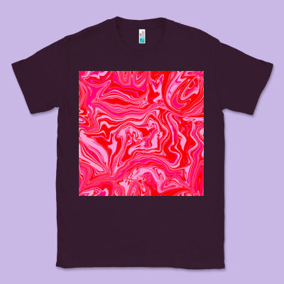 Valentines Day Marble Seamless Pattern Classic Tee Designed By Bundleandbundleshop