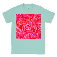 Seafoam valentines day marble seamless pattern Classic Tee - BundleAndBundleShop