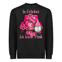 Black breast cancer awareness pink truck gnomes Heavyweight Sweatshirt - RanaPortraitStore