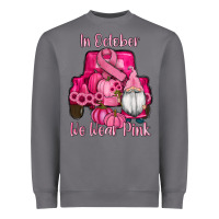 Storm breast cancer awareness pink truck gnomes Heavyweight Sweatshirt - RanaPortraitStore