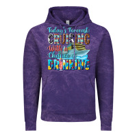Cloud Purple todays forecast  cruising with a chance of drinkin Vintage Hoodie - texasbilliewilder