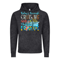 Vintage Black todays forecast  cruising with a chance of drinkin Vintage Hoodie - texasbilliewilder
