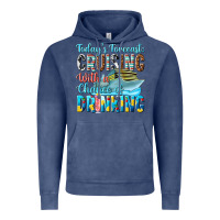 Vintage Denim todays forecast  cruising with a chance of drinkin Vintage Hoodie - texasbilliewilder