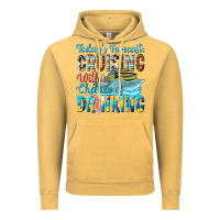 Vintage Mustard todays forecast  cruising with a chance of drinkin Vintage Hoodie - texasbilliewilder