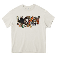 Cream hockey mom Heavy Core Tee - RacoonDesign
