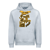 Heather Grey Let your Faith Be Bigger than your fear Urban Hoodie - Bettercallsaul