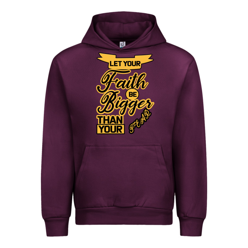 Let Your Faith Be Bigger Than Your Fear Urban Hoodie by Bettercallsaul | Teevron