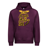 Mauve Wine Let your Faith Be Bigger than your fear Urban Hoodie - Bettercallsaul