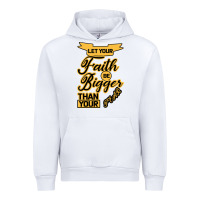 White Let your Faith Be Bigger than your fear Urban Hoodie - Bettercallsaul
