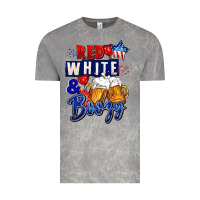 Cloud Rock Red white and boozy 4th of july Vintage Tee - CowGirlArtShop
