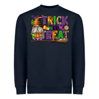 Navy Trick or Treat Heavyweight Sweatshirt - texasbilliewilder