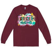 Burgundy instructional assistant's Long Sleeve Tee - AdoDesignShop