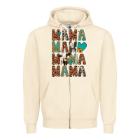 Sandshell mama mama mama mama Zipper Hoodie - Artiststas