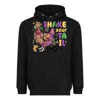 Black shake your tail feathers Heavyweight Hoodie - MaliasSmallBusiness