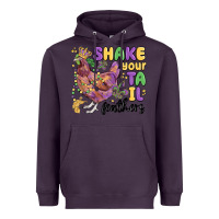 Plum shake your tail feathers Heavyweight Hoodie - MaliasSmallBusiness