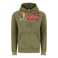 Vintage Olive love vibes cupid Vintage Hoodie - RanaPortraitStore