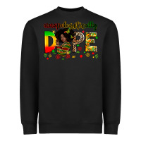 Black unapologetically dope Heavyweight Sweatshirt - Zillion Design Studio