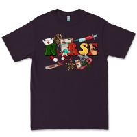 Plum Christmas nurse Premium Tee - BarkalooDesign