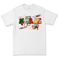 White Christmas nurse Premium Tee - BarkalooDesign