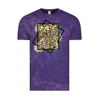 Cloud Purple mama leopard Vintage Tee - CowhideDigitalArt