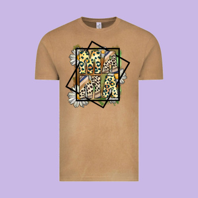 Mama Leopard Vintage Tee Designed By Cowhidedigitalart