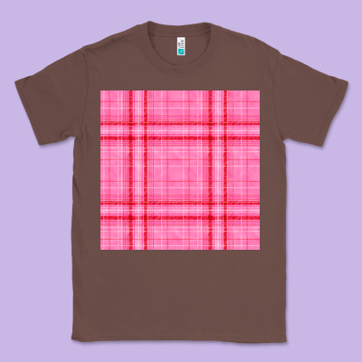 Valentines Day Plaid Seamless Pattern Classic Tee Designed By Bundleandbundleshop