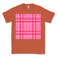Copper valentines day plaid seamless pattern Classic Tee - BundleAndBundleShop