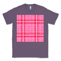 Lavender valentines day plaid seamless pattern Classic Tee - BundleAndBundleShop