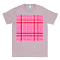 Lilac valentines day plaid seamless pattern Classic Tee - BundleAndBundleShop