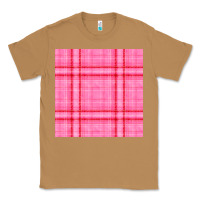 Toasted Coconut valentines day plaid seamless pattern Classic Tee - BundleAndBundleShop