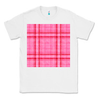 White valentines day plaid seamless pattern Classic Tee - BundleAndBundleShop