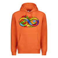 Carrot infinity symbol autism Premium Hoodie - LillyAllenDesigns