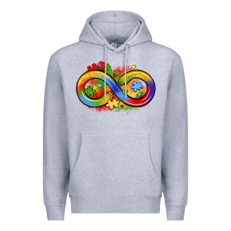 Infinity Symbol Autism Premium Hoodie by LillyAllenDesigns | Teevron