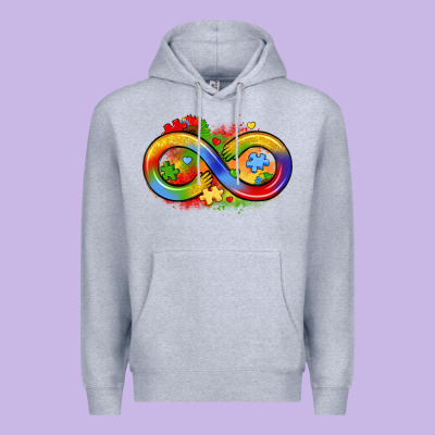 Infinity Symbol Autism Premium Hoodie Designed By Lillyallendesigns