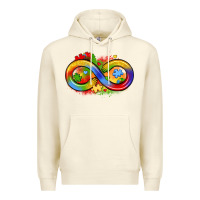Sandshell infinity symbol autism Premium Hoodie - LillyAllenDesigns