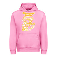 Fuchsia Pink Let Your Faith Be Bigger Than Your Fear Urban Hoodie - Bettercallsaul