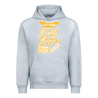 Heather Grey Let Your Faith Be Bigger Than Your Fear Urban Hoodie - Bettercallsaul
