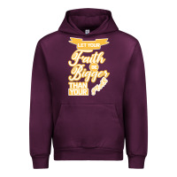 Mauve Wine Let Your Faith Be Bigger Than Your Fear Urban Hoodie - Bettercallsaul