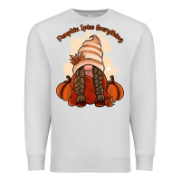 Dove Grey Pumpkin spice every thing Premium Sweatshirt - NancyCooperArtShop