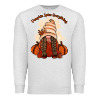 Oatmeal Heather Pumpkin spice every thing Premium Sweatshirt - NancyCooperArtShop