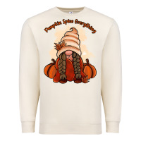 Sandshell Pumpkin spice every thing Premium Sweatshirt - NancyCooperArtShop