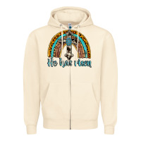He Has Risen Rainbow Zipper Hoodie | Teevron
